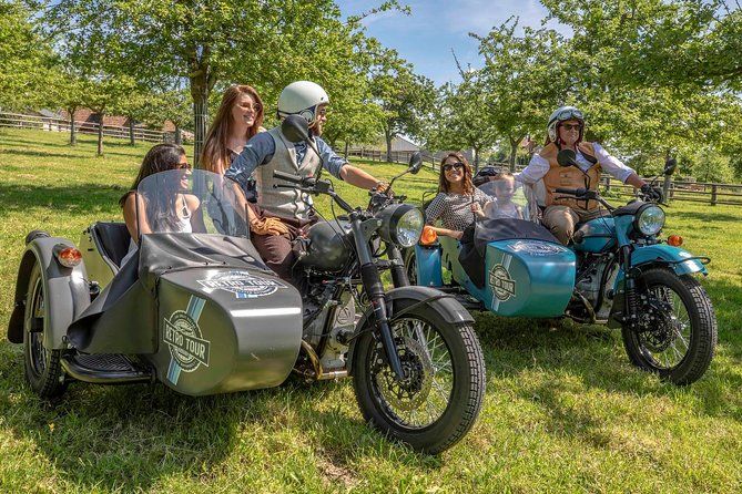 Visite de Deauville, Trouville et Honfleur à bord d’un side-car