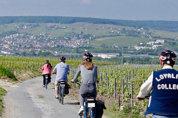 Journée en vélo électrique sur les routes de Champagne