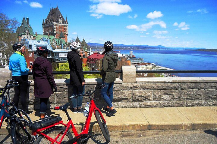 Location de vélos électriques pendant 4 heures dans la ville de Québec