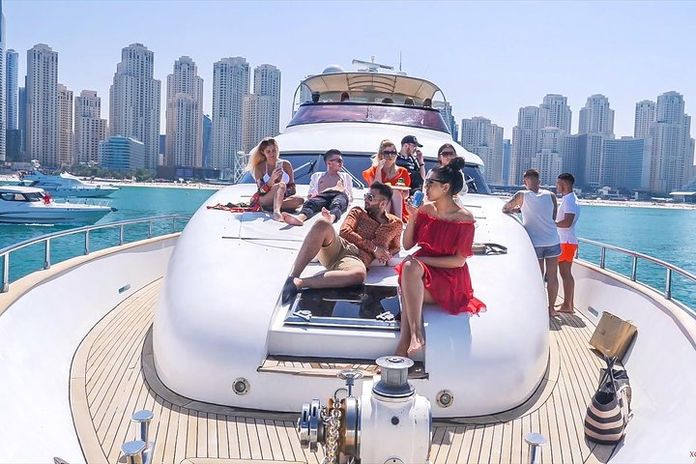 Excursion en yacht de luxe dans la Dubai Marina avec petit-déjeuner ou barbecue