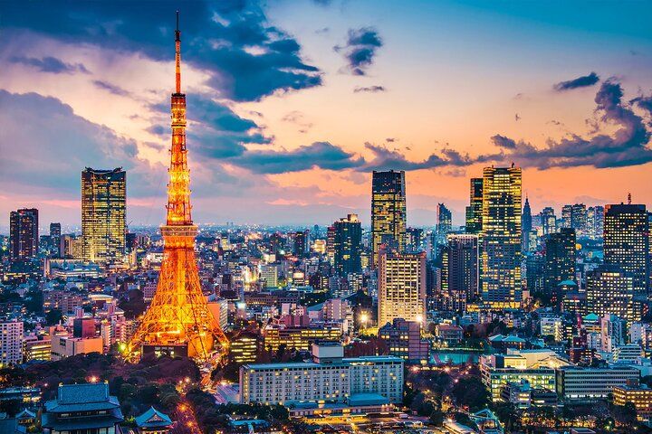 Billet électronique pour le pont de l'observatoire de la tour de Tokyo au Japon