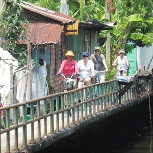 Visite de Bangkok à vélo avec guide francophone