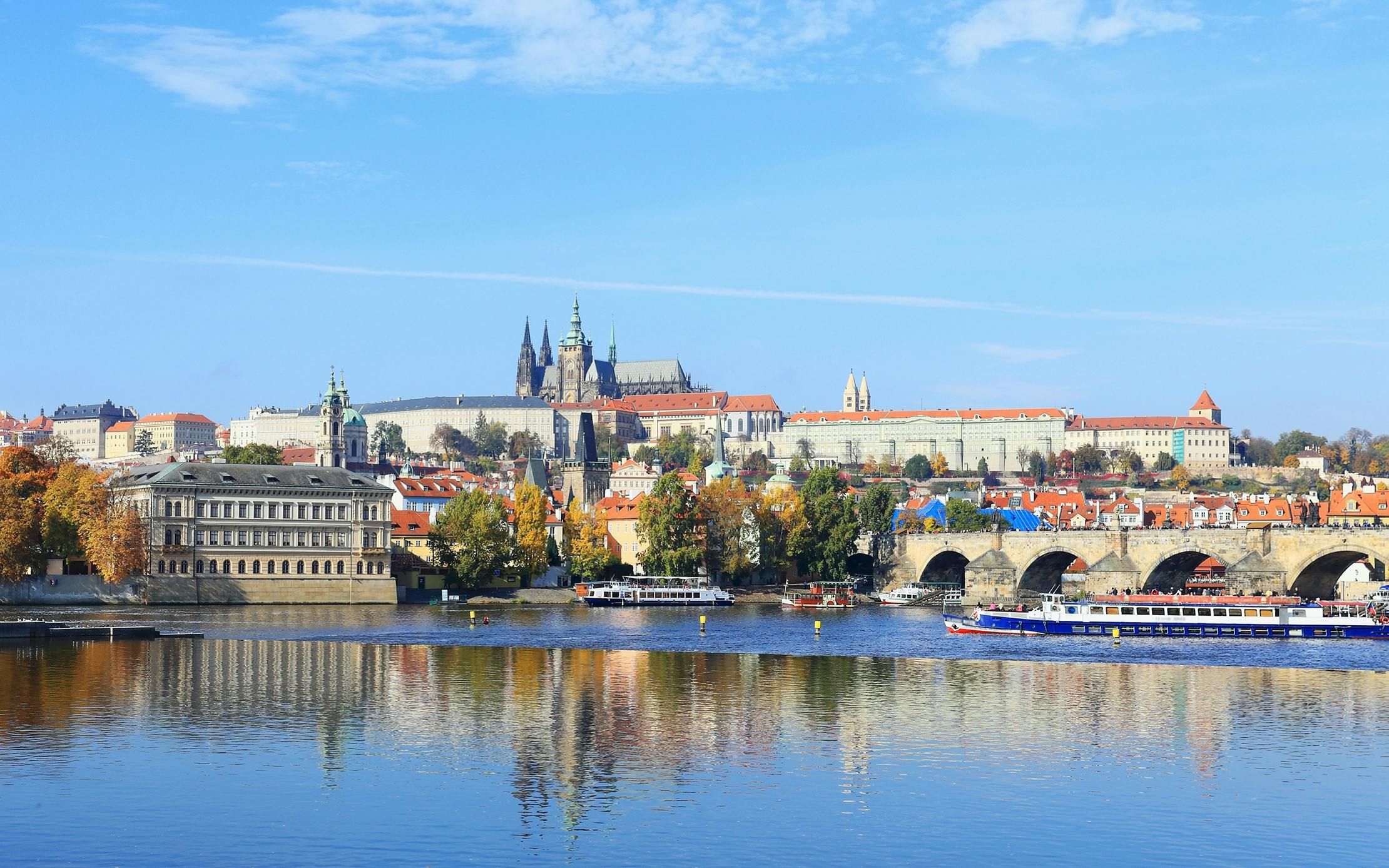 Croisière sur la rivière Vltava à Prague