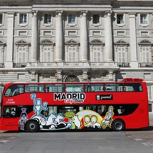 Visite de Madrid en bus à arrêts multiples