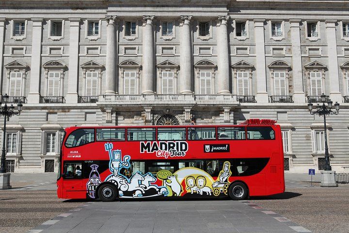 Visite de Madrid en bus à arrêts multiples