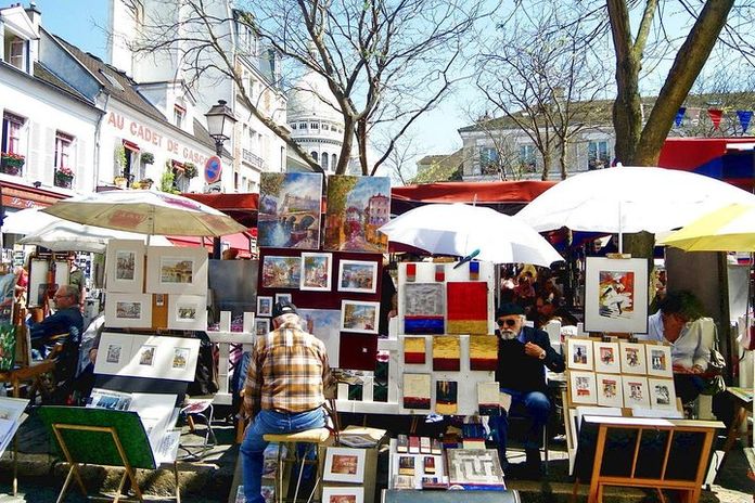 Visite à pied, avec guide privé : Montmartre, y compris l'intérieur du Sacré-Cœur