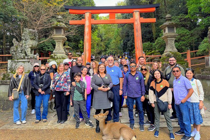 Excursion en bus à la découvert des sites historiques de Kyoto et Nara