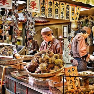 Visite privée du marché Nishiki de Kyoto avec guide francophone