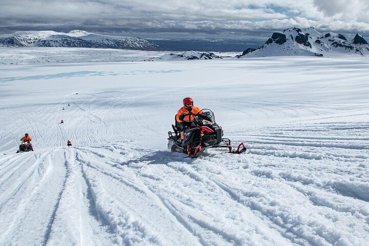 Excursion en motoneige sur le glacier de Reykjavik