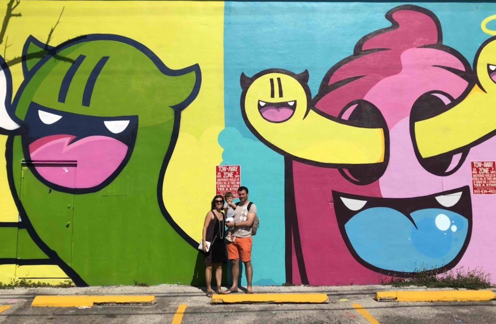 Fresque murale Golden305 à Wynwood Miami
