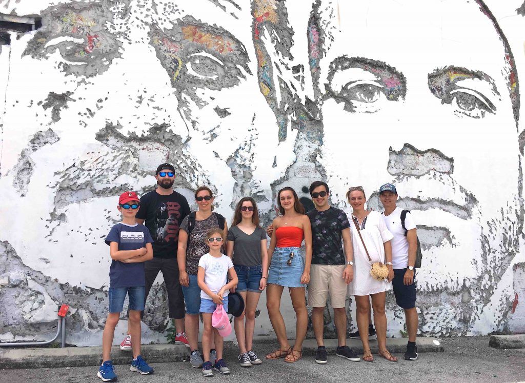 Fresque murale de Vhils à Wynwood Miami